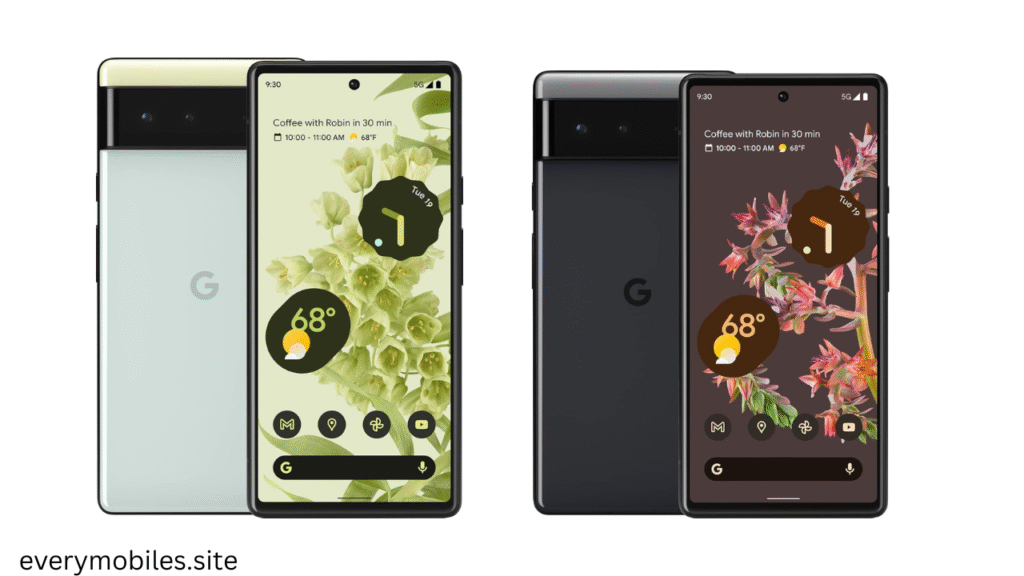 Google Pixel smartphone in a clean and modern design, showing its sharp display, premium build, and high-quality camera system designed for clear photos, smooth performance, and an effortless everyday experience.